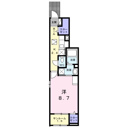 サニーハイツ 間取り図