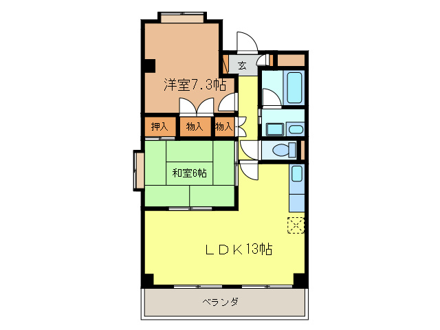 スターハイツ77 間取り図