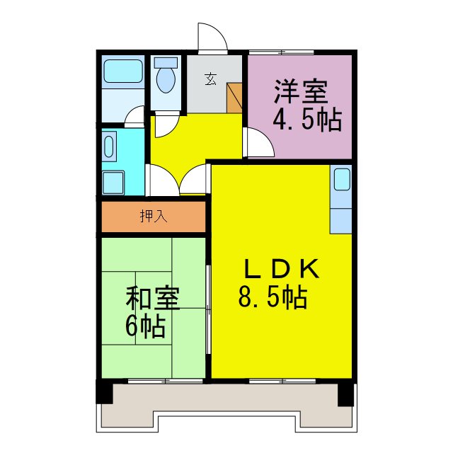 サンモール原 間取り図