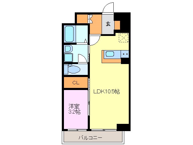 カーサコモダ新舞子　A 間取り図