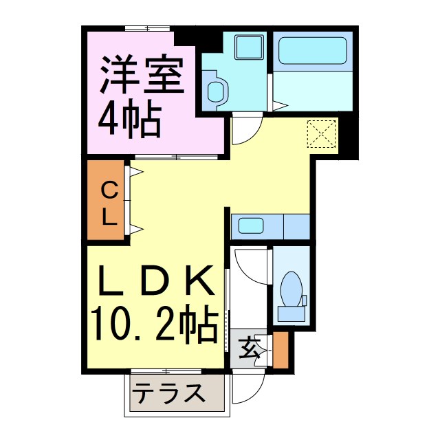 ソレイユ瑞穂 間取り図