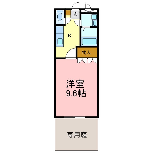 サンシャイン明和 103号室 間取り