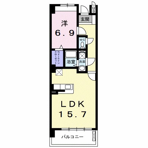 HSスパリア 間取り図