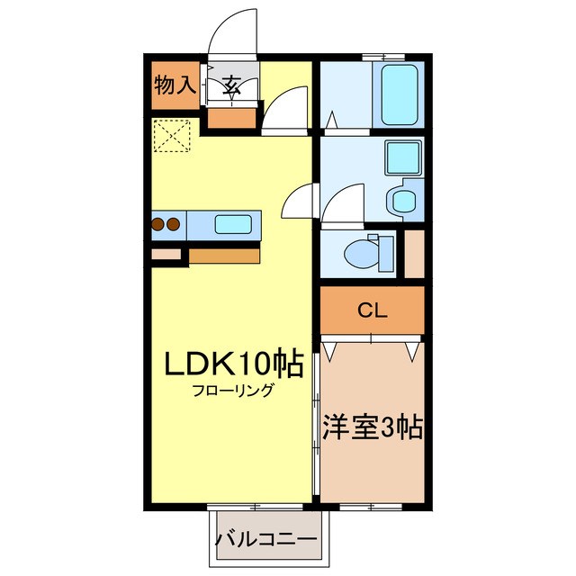 リビングタウン榎戸 間取り図