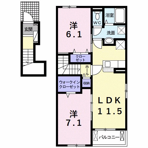 アルカンシエル　メゾンⅠ 間取り図