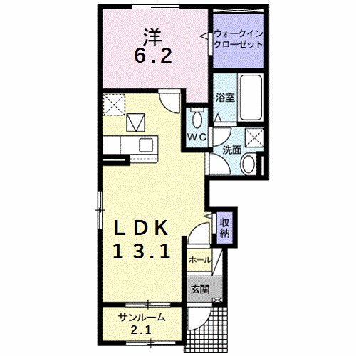 コスモ武豊Ⅱ 間取り図