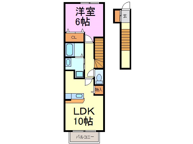 アルモニースクエアＤ 間取り図