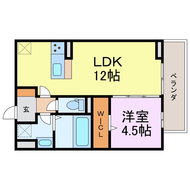 サンセール 間取り図