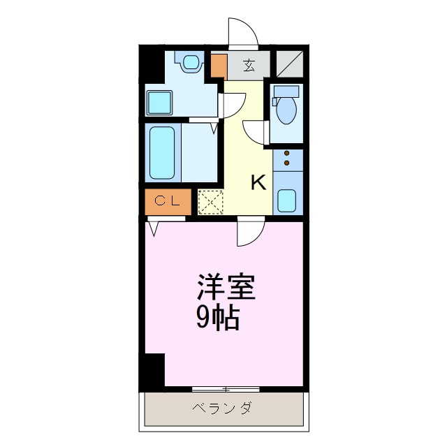 プリミエール常滑駅前 507号室 間取り