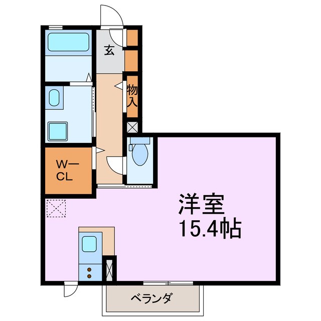 クラウン青山 間取り図