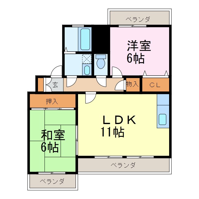 ヴァーテューⅠ 間取り図