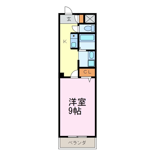 瀬々ら木ハイツ 間取り図