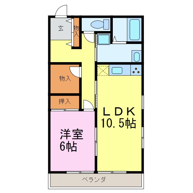 シャルム青山 間取り図