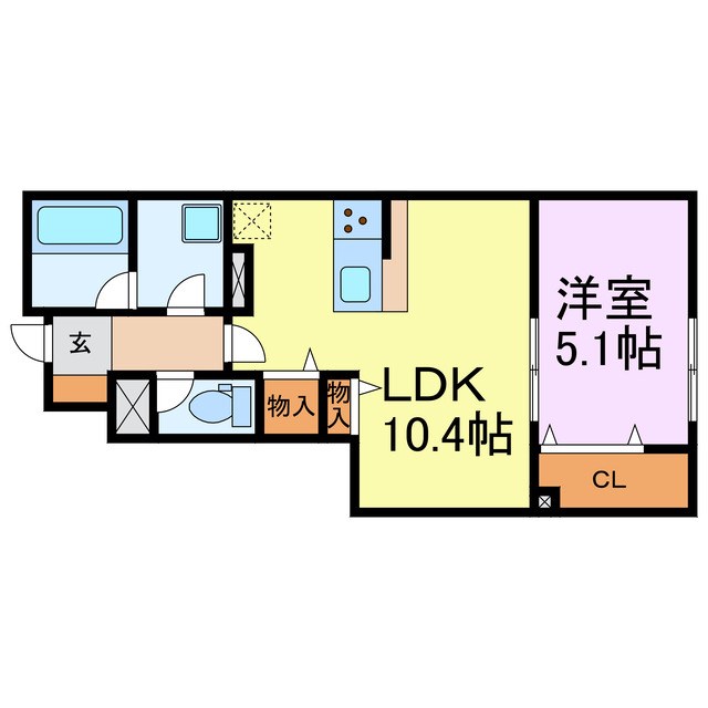 SAKYO（サキョウ）6 105号室 間取り