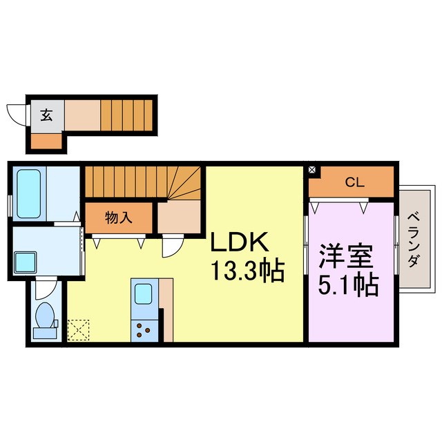 SAKYO（サキョウ）6 203号室 間取り
