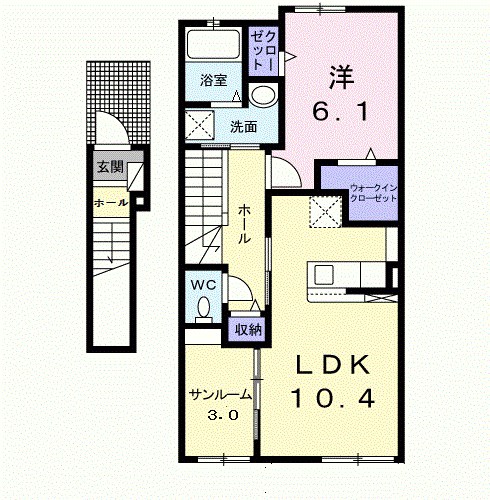 アイクルール 間取り図