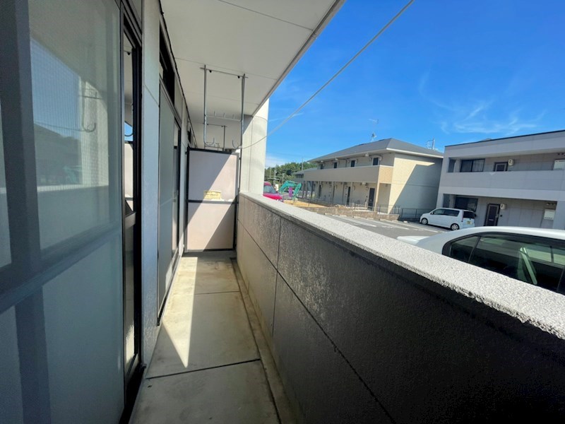 サンタプレイスヒルズA棟 ベランダ