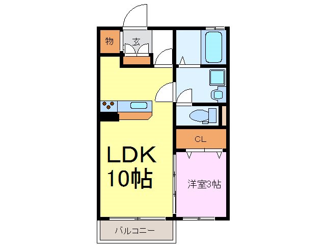 エルコーポA 間取り図