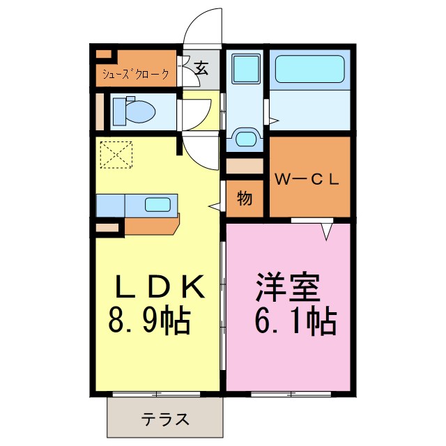 オネスティ 間取り図