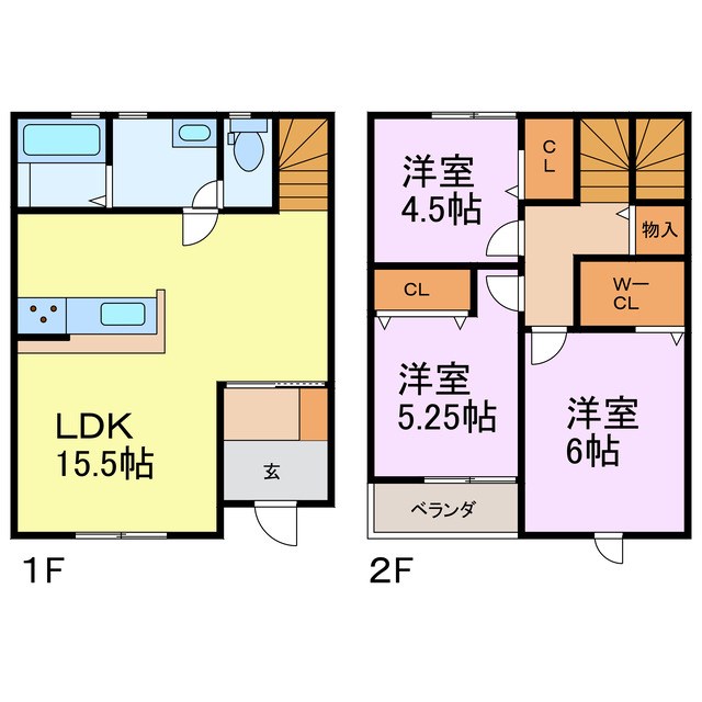 リーブルファイン苅屋町 間取り図