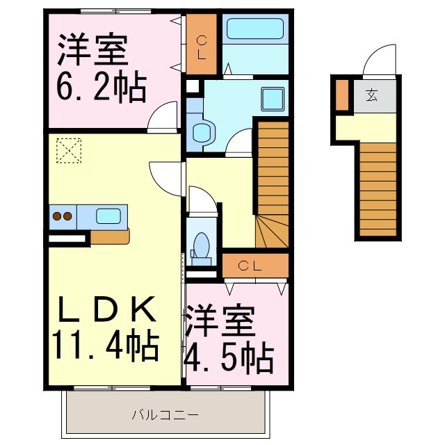 パークハウス常滑　A棟 間取り図