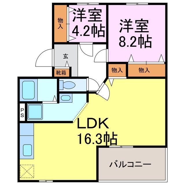 キャッスルエイト 間取り図