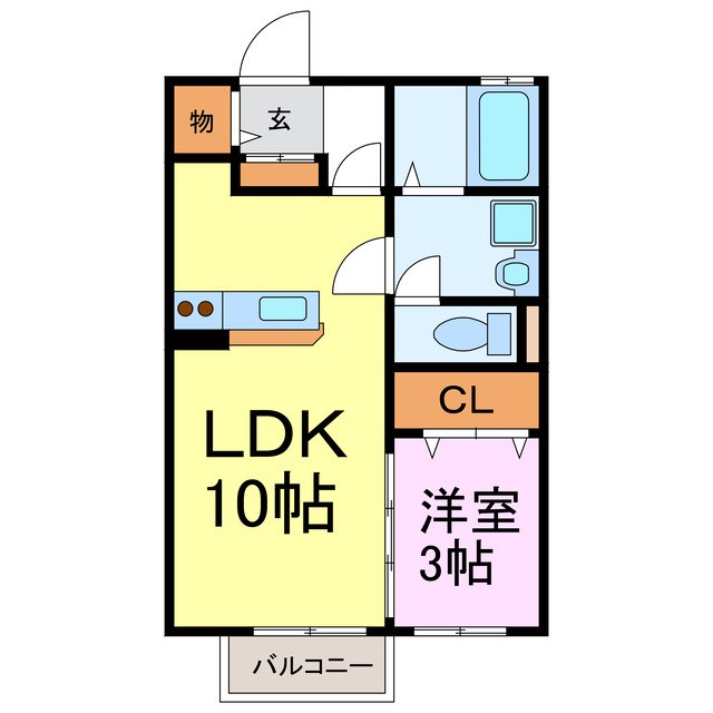 エスポワール　B 間取り図