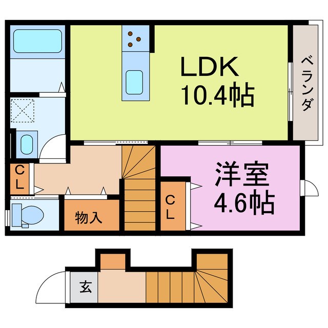 チッタ新舞子 間取り図