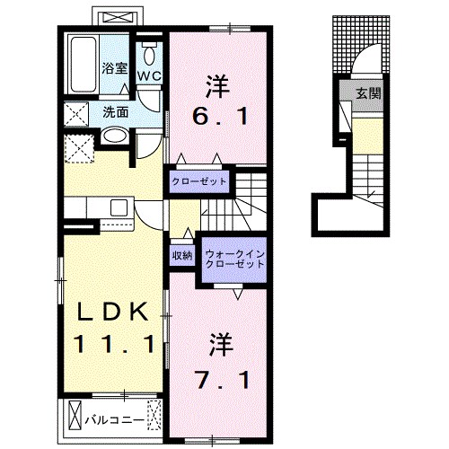 コート　ルーナ 間取り図