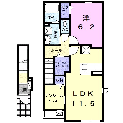 コリナ　ノルテ 間取り図