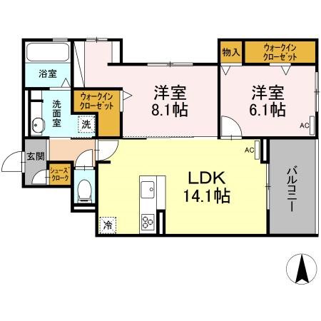 ノール　ヴィオニエS 間取り図