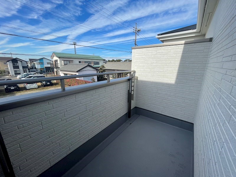 リーブルファイン新田町　1号棟 ベランダ