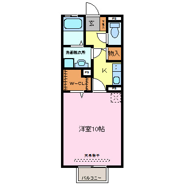 リビングタウンかじま台Ⅱ A 間取り図