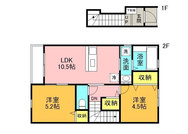 チッタ大野町 203号室 間取り