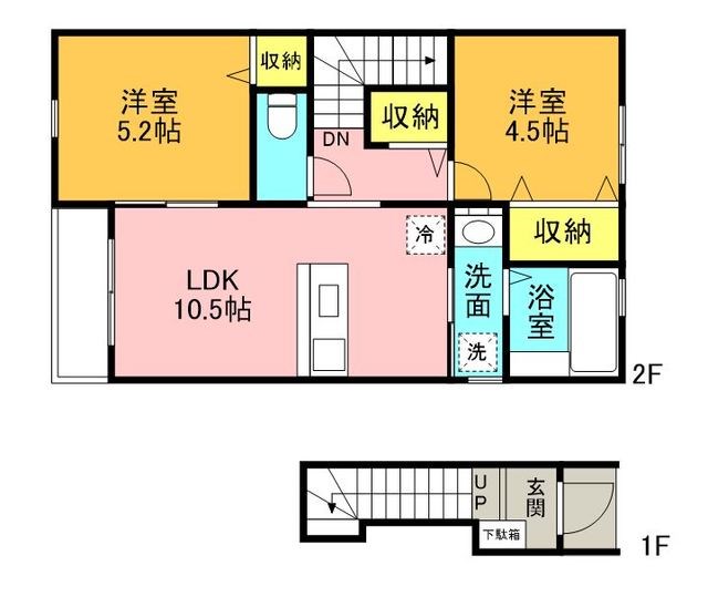 チッタ大野町 204号室 間取り