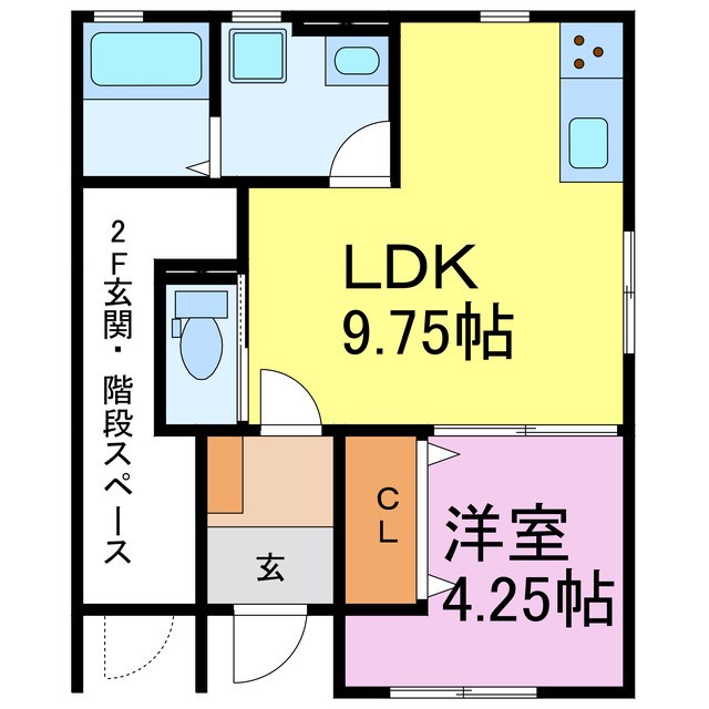 リーブルファイン新田町　2号棟 間取り図