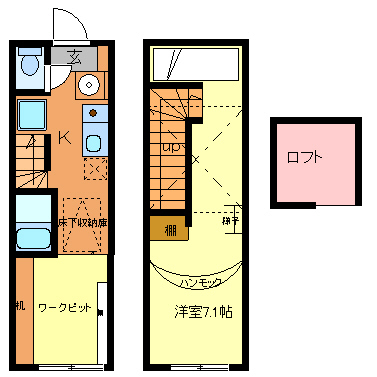 ジュネスコート 間取り図