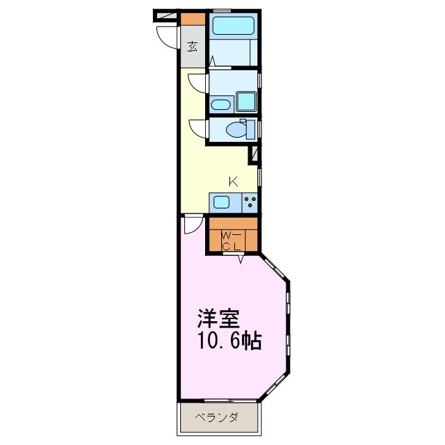 ANSER（アンセル） 201号室 間取り
