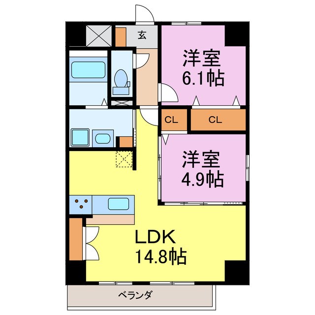 プリミエール海テラス 間取り図