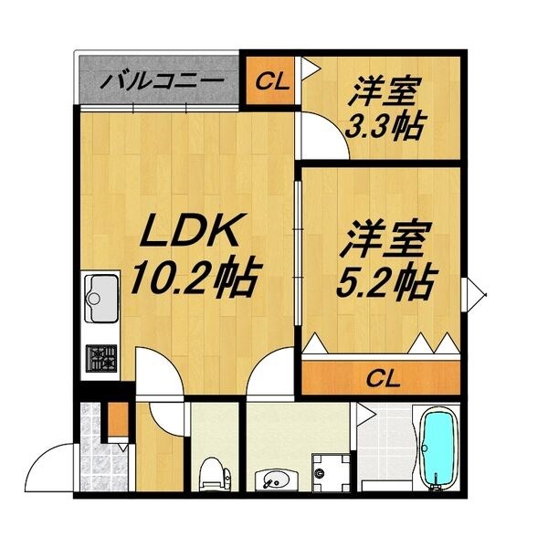 LECOCON半田Ⅱ 間取り図