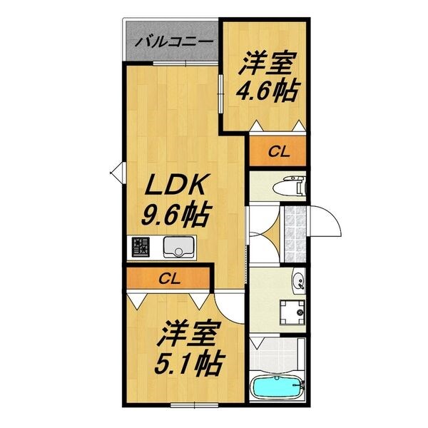 LECOCON半田Ⅱ 間取り図