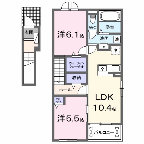 フラン瑞穂　A 間取り図