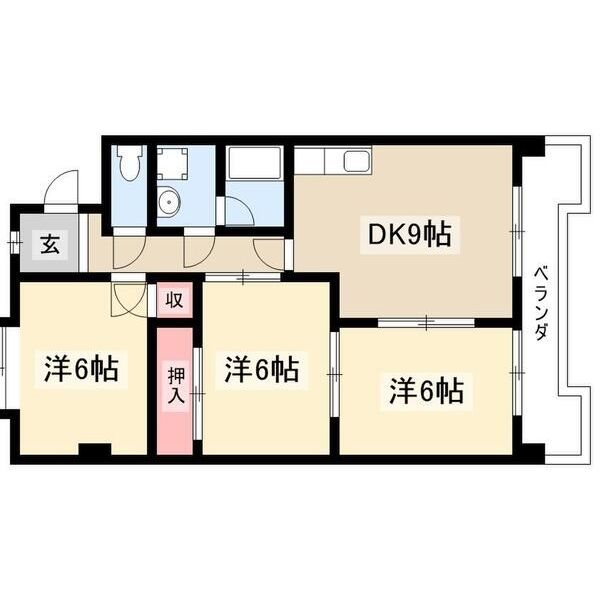 サンモール原 間取り図