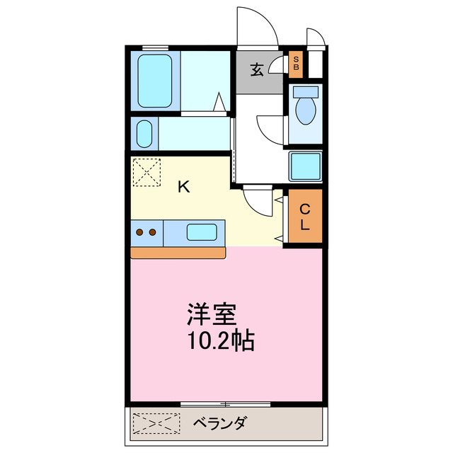 Bonheur.T（ボヌールティー） 103号室 間取り