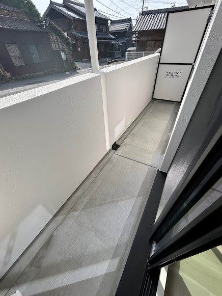 コート愛 ベランダ