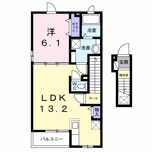 セレニテ　R 間取り図