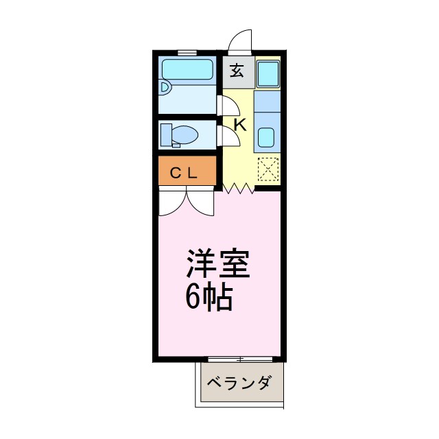 GLANZ（グランツ） 211号室 間取り