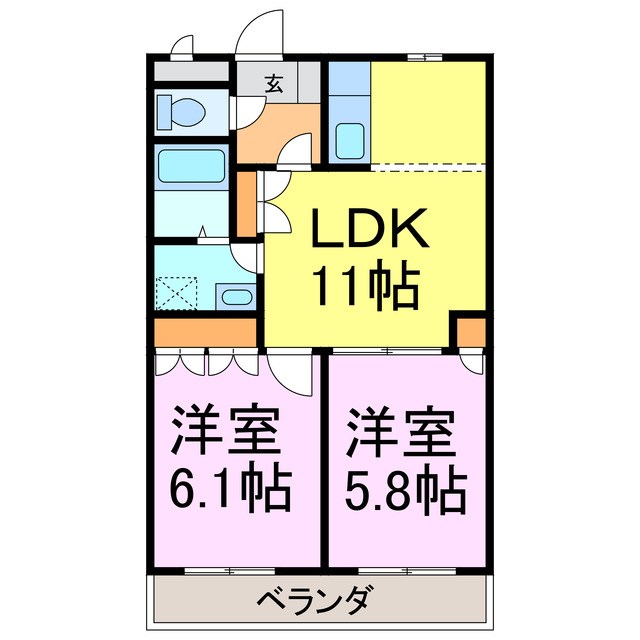 ヴィーナルサンクリスタル 間取り図