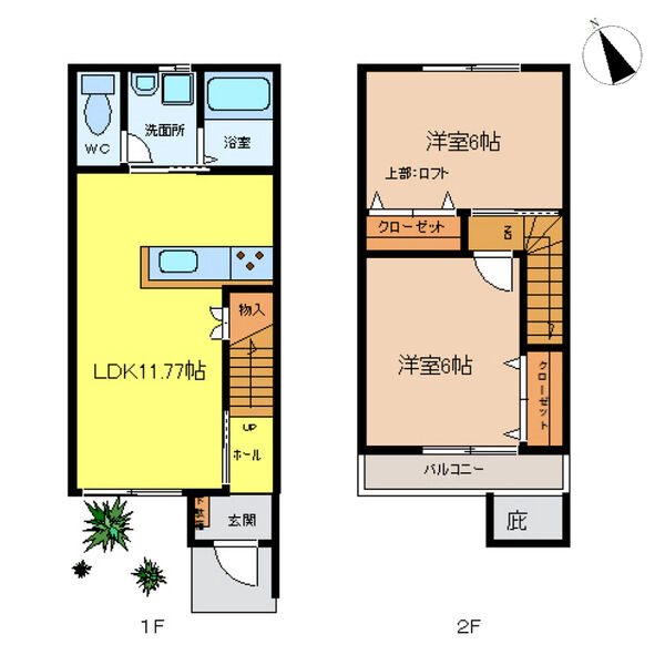 Villa West Gate 間取り図