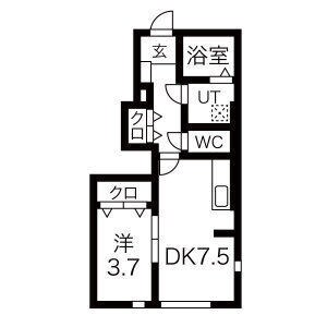 ダイヤモンドヒルズ半田上池 間取り図